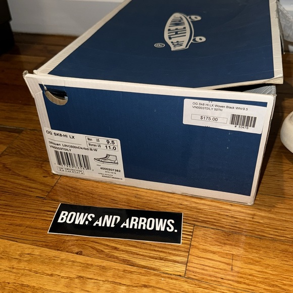 Vans VAULT OG SK8-HI LX 50th Anniversary Checkerboard Woven - Picture 2 of 9